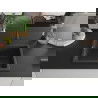 Mexen Pedro chiuvetă de granit cu 1 compartiment 560 x 460 mm, Neagră picățele, sifon Neagră - 6508561000-76-B