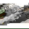 Mexen Pedro chiuvetă de granit cu 1 compartiment 560 x 460 mm, Neagră picățele, sifon Neagră - 6508561000-76-B