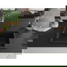 Mexen Pedro chiuvetă de granit cu 1 compartiment 560 x 460 mm, Neagră, sifon Neagră - 6508561000-77-B