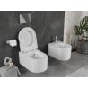 Mexen Sofia miska wc z deską wolnoopadającą twarda, Albă - 30798000
