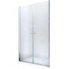 Mexen Texas ușa de duș cu balamale 100 cm, transparent, Crom - 880-100-000-01-00