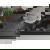 Chiuvetă granitică Mexen Andres 1,5 boluri cu picurător și baterie de bucătărie Savita, negru pătat - 6515-76-672601-76