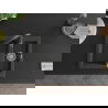 Mexen Carlos chiuvetă granit 1,5-camere cu baterie de bucătărie Savita, negru pătat - 6518-76-672601-76