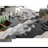 Mexen Carlos chiuvetă de granit cu 1,5 compartiment și baterie de bucătărie Savita, Neagră - 6518-77-672601-50-B