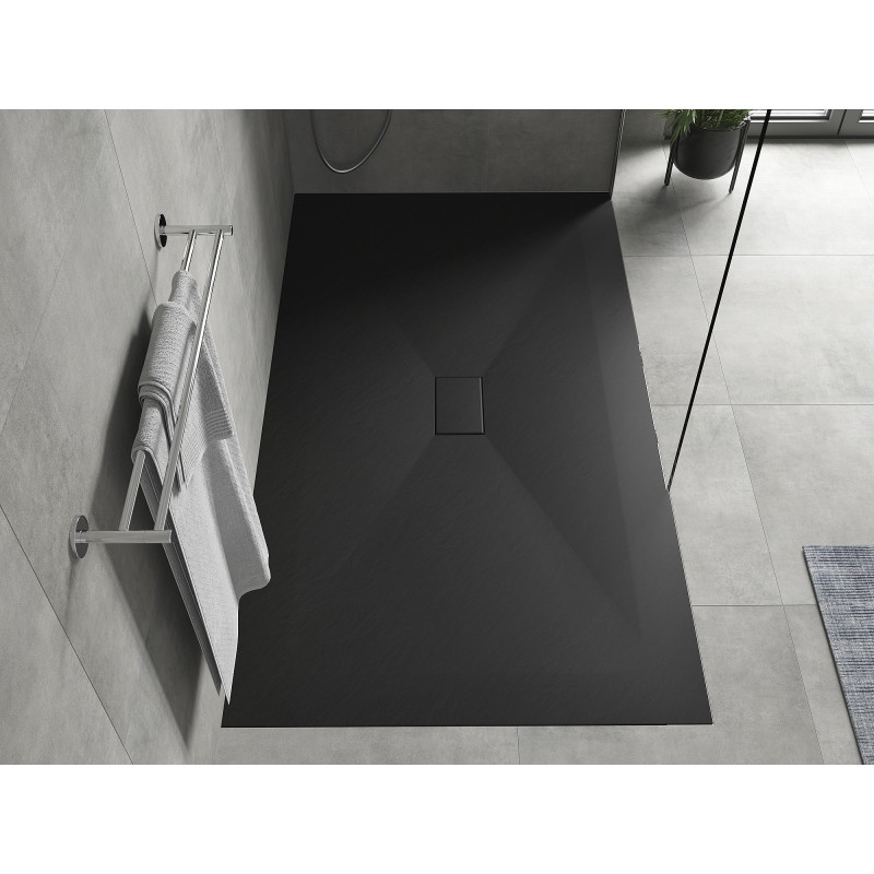 Mexen Hugo brodzik dreptunghiular SMC 200 x 100 cm, negru - 42701020