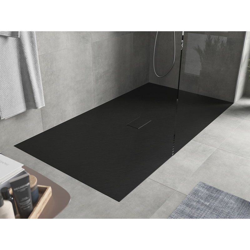 Mexen Hugo brodzik dreptunghiular SMC 200 x 100 cm, negru - 42701020
