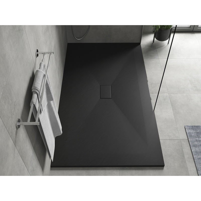 Mexen Hugo brodzik dreptunghiular SMC 200 x 100 cm, negru - 42701020