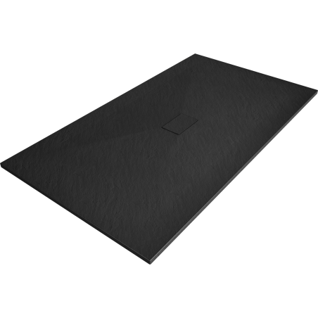 Mexen Hugo téglalap alakú zuhanytálca SMC 150 x 100 cm, Fekete - 42701015