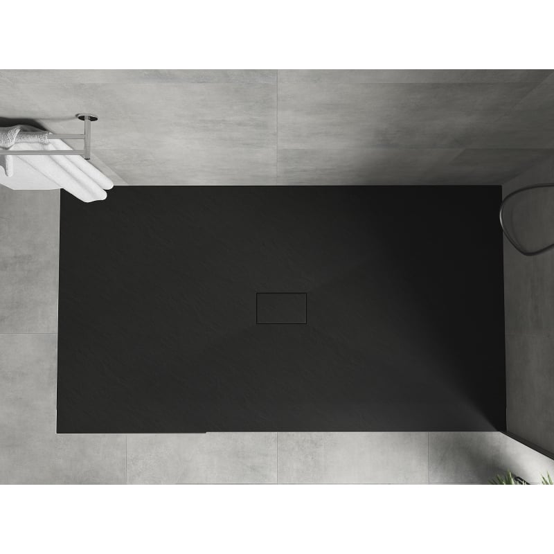 Mexen Hugo cadă de duș dreptunghiulară SMC 150 x 100 cm, negru - 42701015