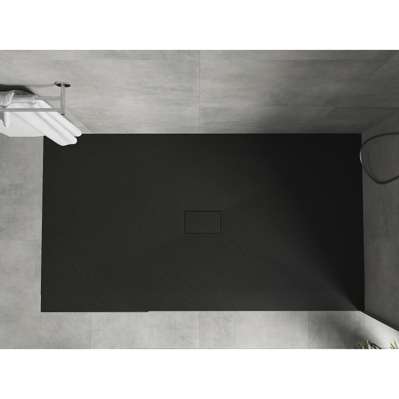 Mexen Hugo SMC téglalap alakú zuhanytálca 150 x 100 cm, fekete - 42701015