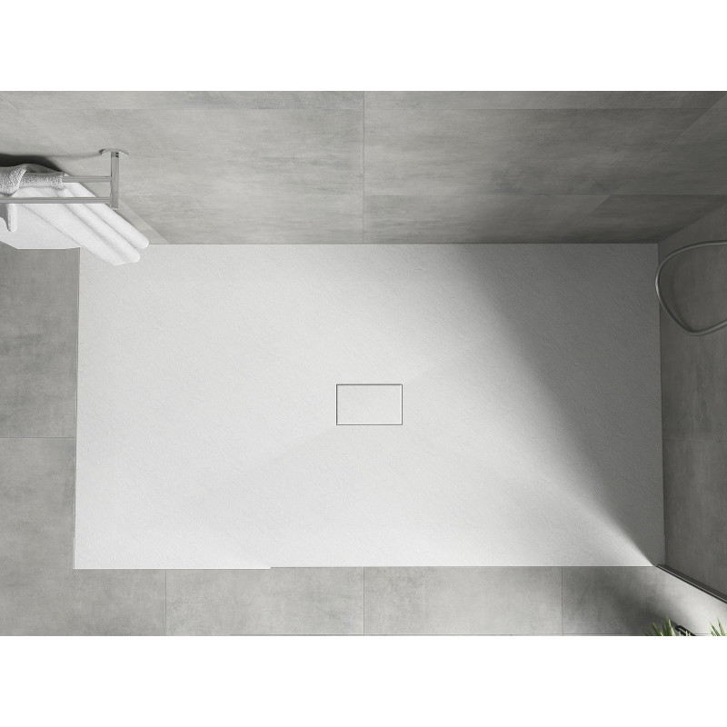 Mexen Hugo cadă de duș dreptunghiulară SMC 170 x 100 cm, albă - 42101017