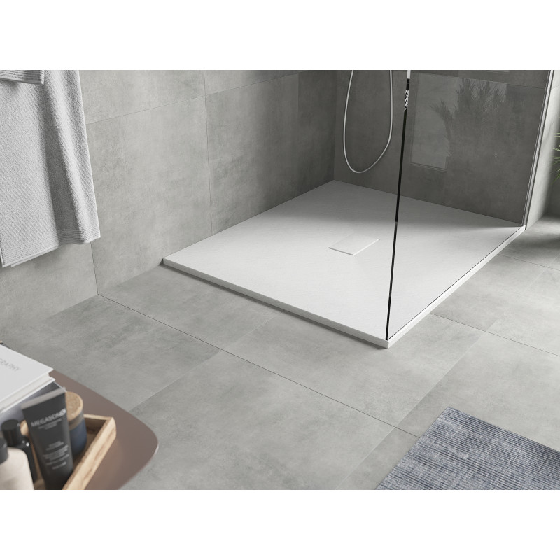 Mexen Hugo traict inferior rectangular SMC 130 x 100 cm, alb - 42101013