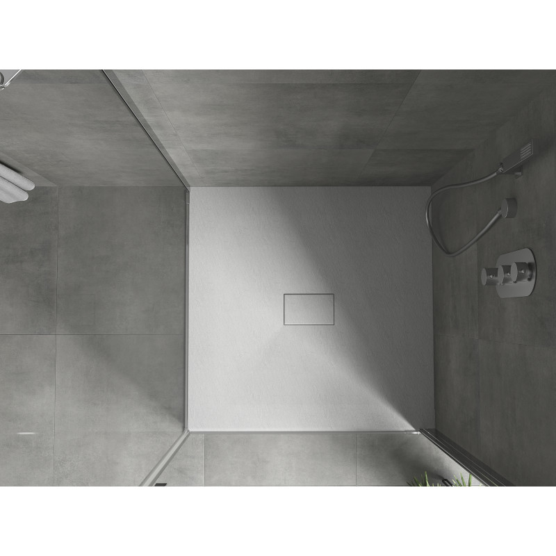 Mexen Hugo cadă de duș pătrată SMC 100 x 100 cm, albă - 42101010