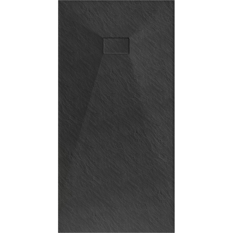 Mexen Hugo tavă de duș dreptunghiulară SMC 170 x 80 cm, neagră - 42708017