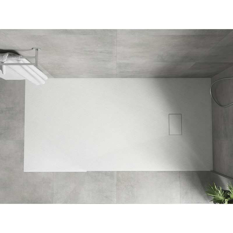 Mexen Hugo cadă de duș dreptunghiulară SMC 170 x 80 cm, albă - 42108017
