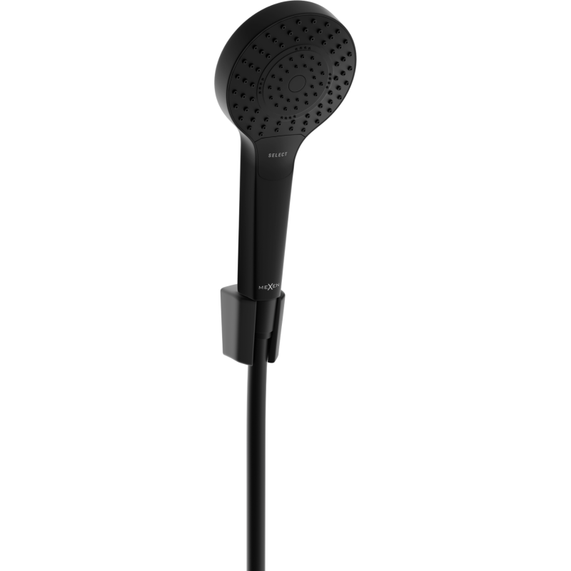 Mexen R-05 pontszűrő zuhanykészlet, fekete - 785055052-70