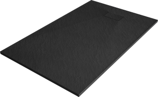 Mexen Hugo téglalap alakú zuhanytálca SMC 140 x 90 cm, Fekete - 42709014