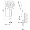 Mexen R-17 set de duș în puncte, Crom - 785175052-00