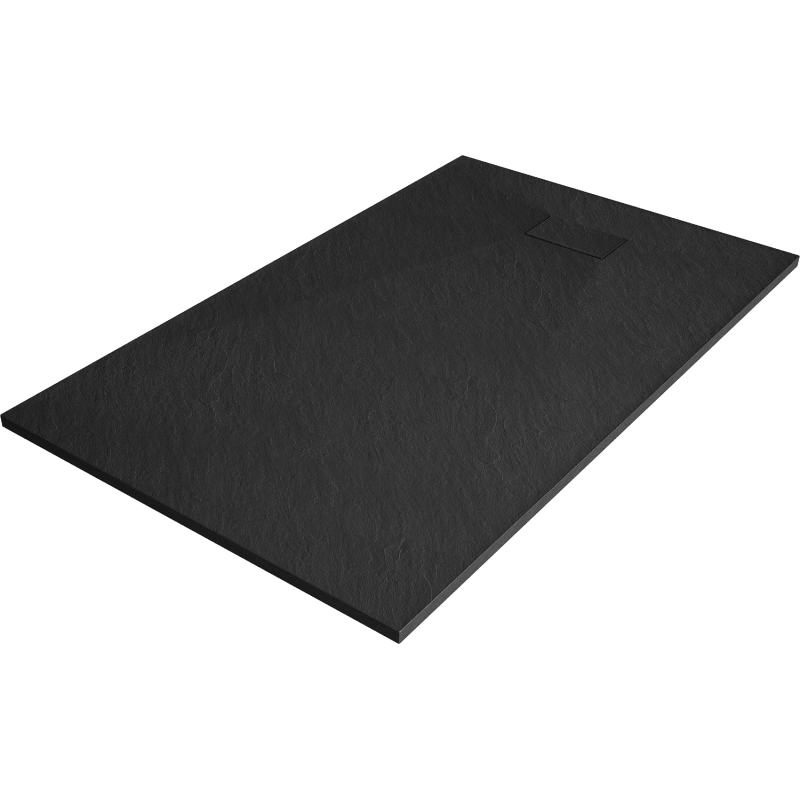 Mexen Hugo téglalap alakú zuhanytálca SMC 140 x 70 cm, Fekete - 42707014