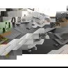 Mexen Pablo chiuvetă de granit cu un compartiment, cu picurător și baterie de bucătărie Savita, gri - 6510-71-672601-70-B
