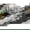 Mexen Tomas Chiuvetă de granit cu 2 compartimente și baterie de bucătărie Savita, Neagră/Auriu metalic - 6516-75-672601-70