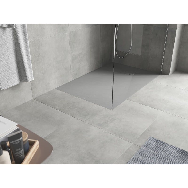 Mexen Hugo négyszögletes SMC zuhanytálca 100 x 80 cm, szürke - 42618010