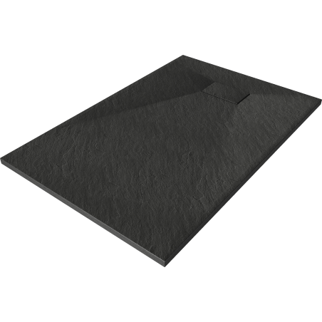 Mexen Hugo téglalap alakú zuhanytálca SMC 100 x 80 cm, Fekete - 42708010