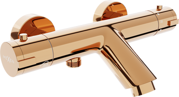 Mexen Kai baterie de cadă termostatică, aur roz - 77300-60