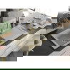 Mexen Leo chiuvetă de granit cu un compartiment, cu picurător și baterie de bucătărie Carla, Bej - 6501-69-670700-50