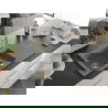 Mexen Matias Chiuvetă de granit de 1,5 compartiment cu picurător și baterie de bucătărie Carla, gri - 6502-71-670700-50