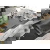 Mexen Matias Chiuvetă de granit de 1,5 compartiment cu picurător și baterie de bucătărie Carla, gri - 6502-71-670700-70-B