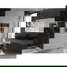 Mexen Ares fürdőszobai radiátor 700 x 500 mm, 286 W, Fekete - W102-0700-500-00-70