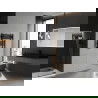 Mexen Ares Calorifer de baie 700 x 500 mm, 286 W, czrany - W102-0700-500-00-70