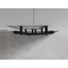 Mexen Ares fürdőszobai radiátor 900 x 400 mm, 312 W, Fekete - W102-0900-400-00-70