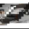 Mexen Ares fürdőszobai radiátor 900 x 600 mm, 433 W, Fekete - W102-0900-600-00-70