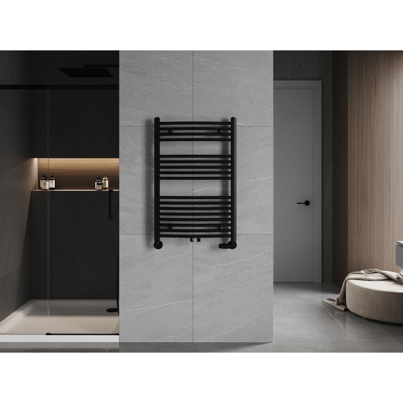 Mexen Ares fürdőszobai radiátor 900 x 600 mm, 433 W, fekete - W102-0900-600-00-70