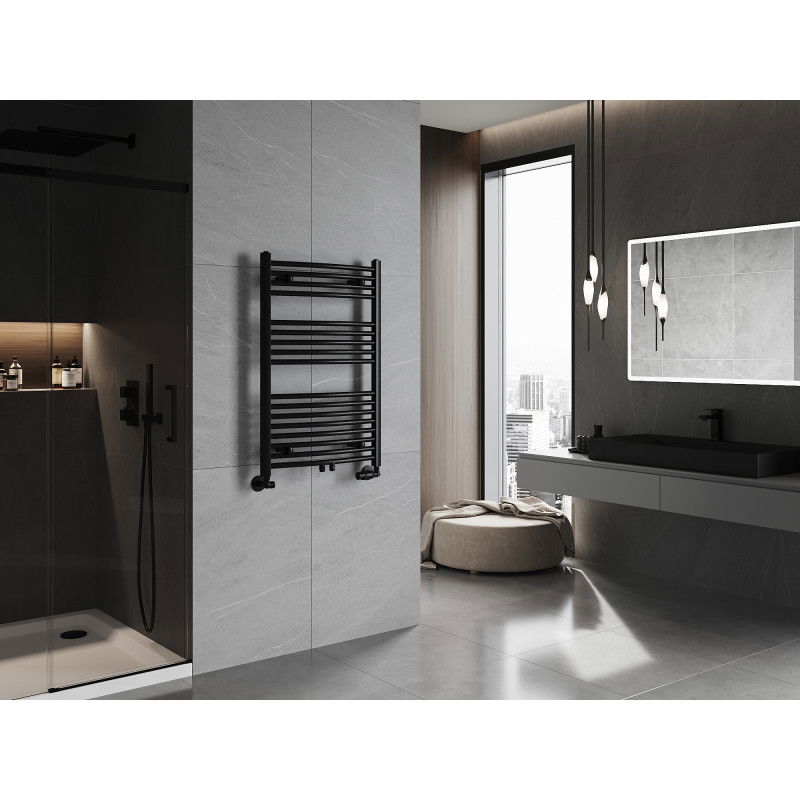 Mexen Ares fürdőszobai radiátor 900 x 600 mm, 433 W, fekete - W102-0900-600-00-70