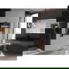 Mexen Ares fürdőszobai radiátor 900 x 600 mm, 433 W, Fekete - W102-0900-600-00-70