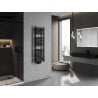 Mexen Ares fürdőszobai radiátor 1200 x 400 mm, 442 W, Fekete - W102-1200-400-00-70