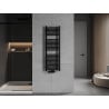 Mexen Ares fürdőszobai radiátor 1200 x 400 mm, 442 W, Fekete - W102-1200-400-00-70