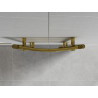 Mexen Ares Fürdőszobai radiátor 1200 x 500 mm, 420 W, aranyszínű - W102-1200-500-00-50