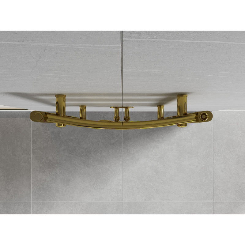 Mexen Ares Fürdőszobai radiátor 1200 x 500 mm, 420 W, aranyszínű - W102-1200-500-00-50