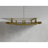 Mexen Ares Fürdőszobai radiátor 1200 x 500 mm, 420 W, aranyszínű - W102-1200-500-00-50