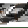 Mexen Ares fürdőszobai radiátor 1200 x 500 mm, 531 W, fekete - W102-1200-500-00-70