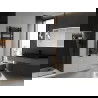 Mexen Ares fürdőszobai radiátor 1200 x 500 mm, 531 W, fekete - W102-1200-500-00-70