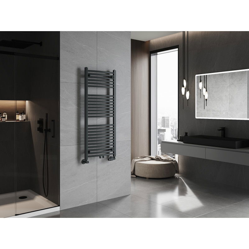 Mexen Ares radiator de baie 1200 x 500 mm, 531 W, antracit - W102-1200-500-00-66