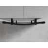 Mexen Ares fürdőszobai radiátor 1200 x 600 mm, 620 W, Fekete - W102-1200-600-00-70