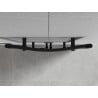 Mexen Ares fürdőszobai radiátor 1200 x 600 mm, 620 W, Fekete - W102-1200-600-00-70