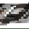 Mexen Ares fürdőszobai radiátor 1500 x 500 mm, 630 W, Fekete - W102-1500-500-00-70
