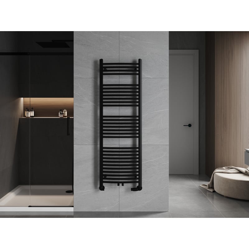 Mexen Ares fürdőszobai radiátor 1500 x 500 mm, 630 W, fekete - W102-1500-500-00-70